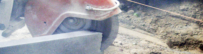 szybkie cięcie krawężników betonowych