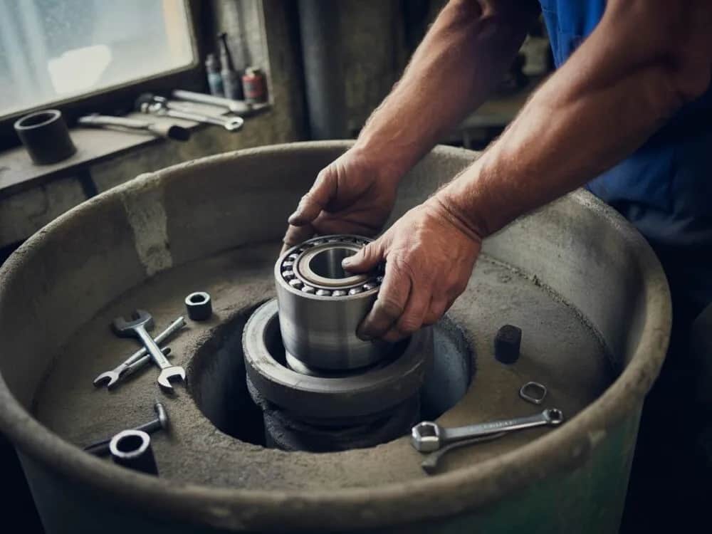 Jak wymienić łożysko w małej betoniarce - proste kroki i porady